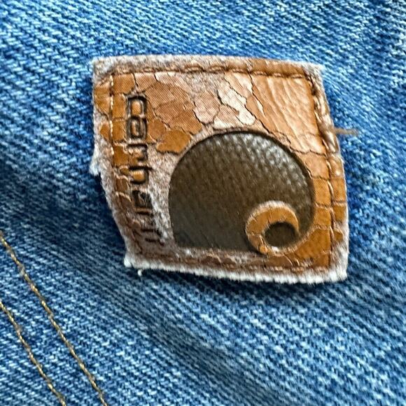 Carhartt Men's B17 DST Darkstone Relaxed Fit Jeans Heavyweight Denim 44x32 - Picture 7 of 13